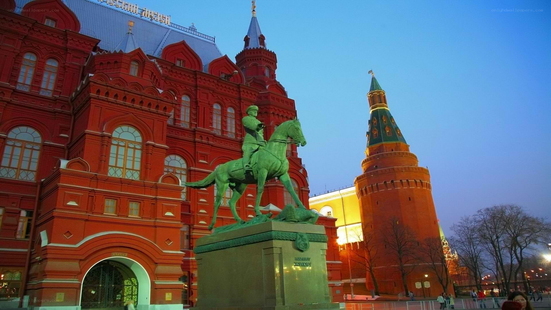 Monument in Moscow Red Square