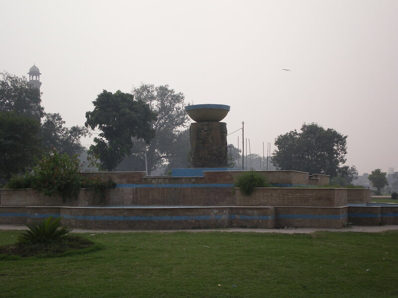 Monument in Park — Green