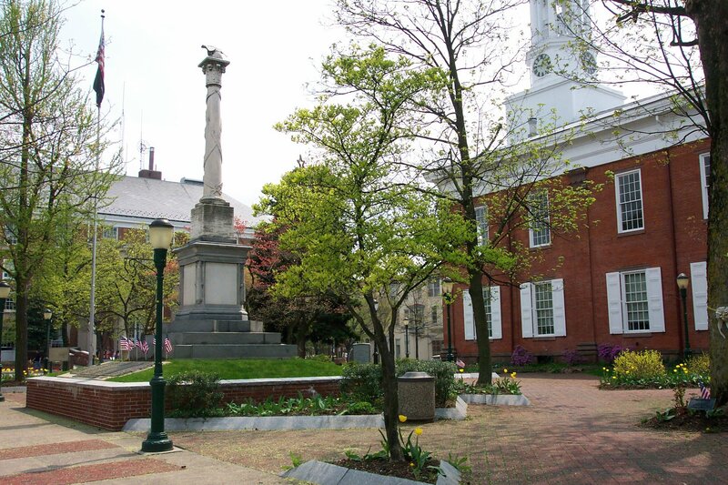 Monument in town square