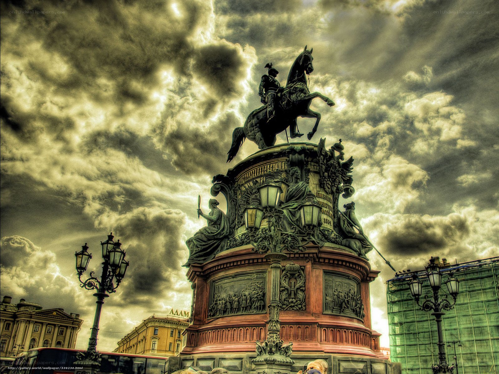Monument to Nicholas I in St. Petersburg