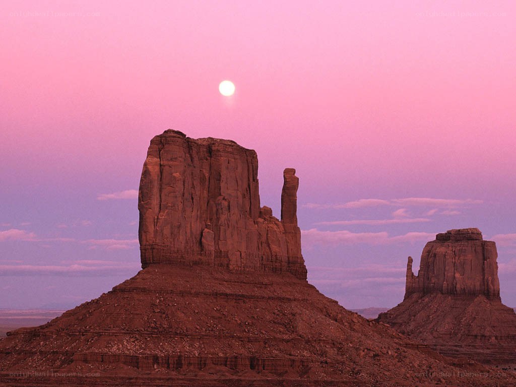 Monument Valley at dusk