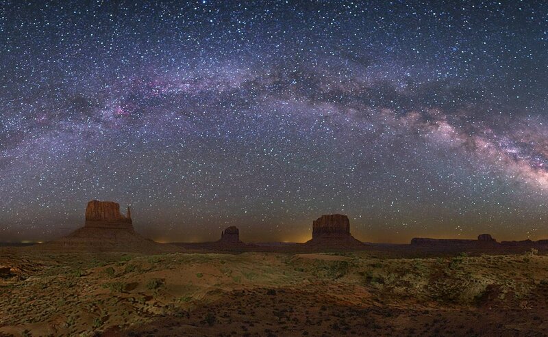 Monument Valley at Night