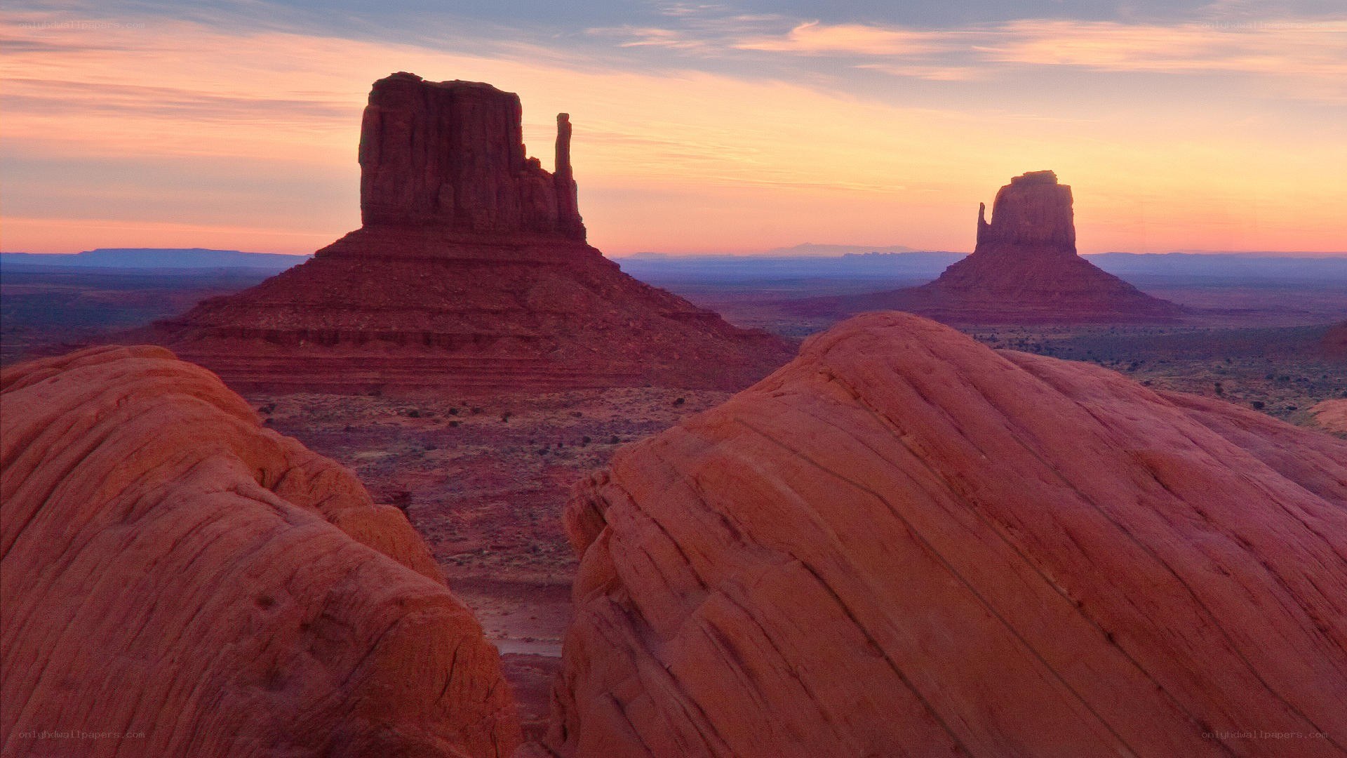 Monument Valley at sunset