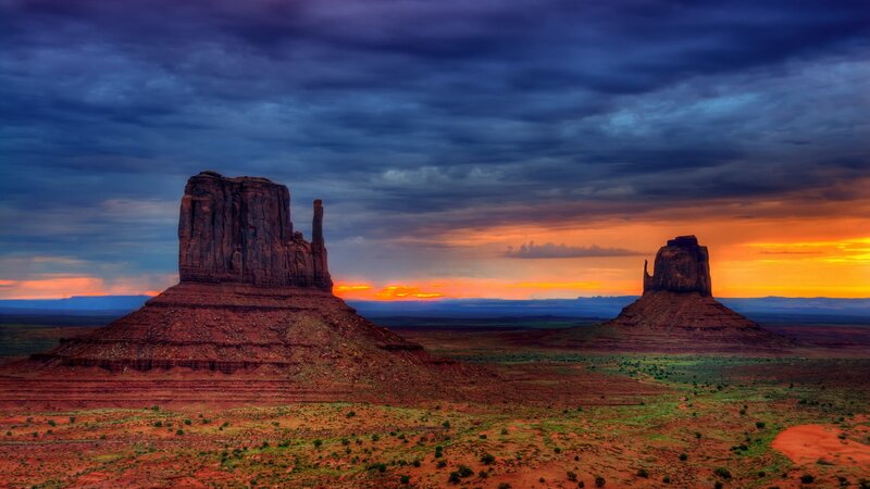 Monument Valley at sunset
