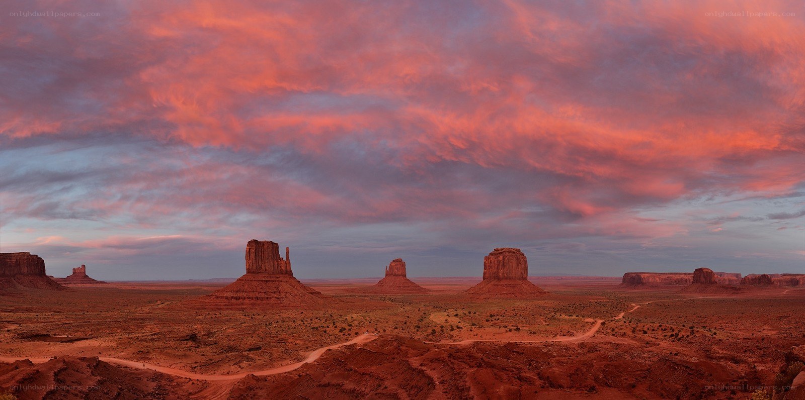 Monument Valley at sunset