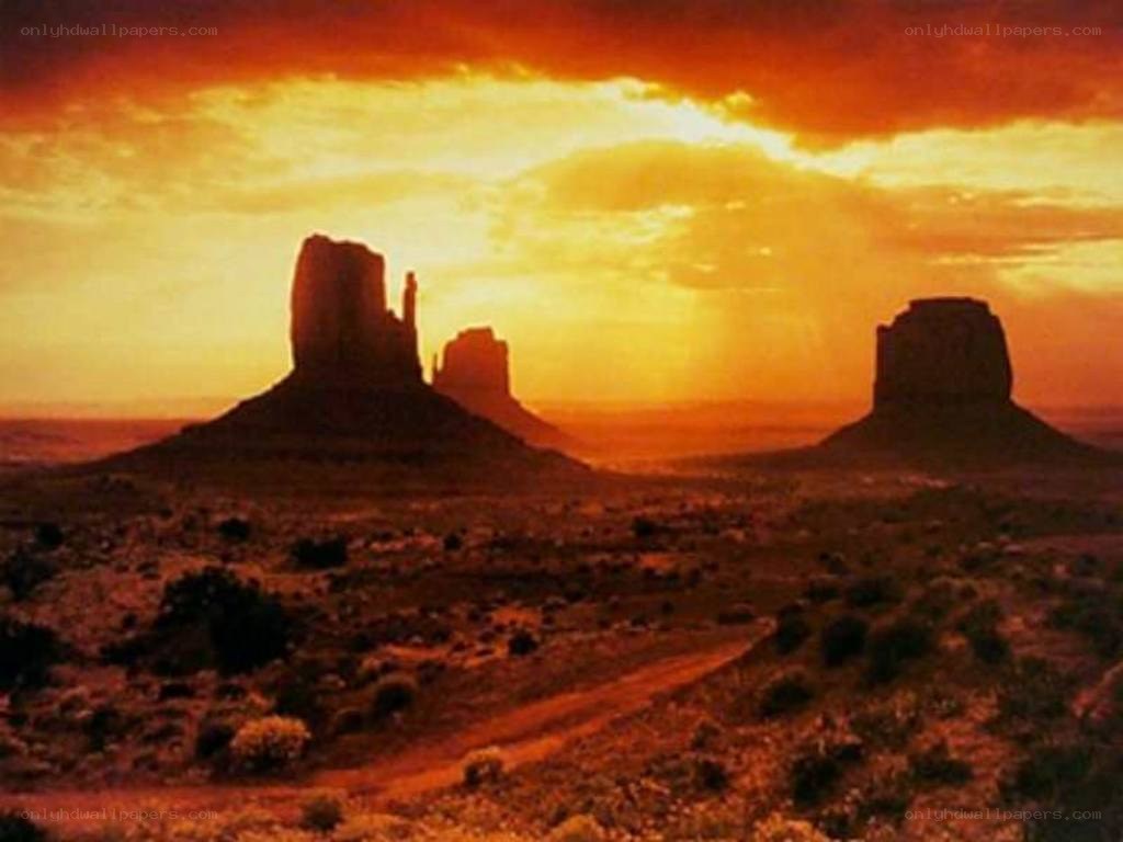 Monument Valley at sunset