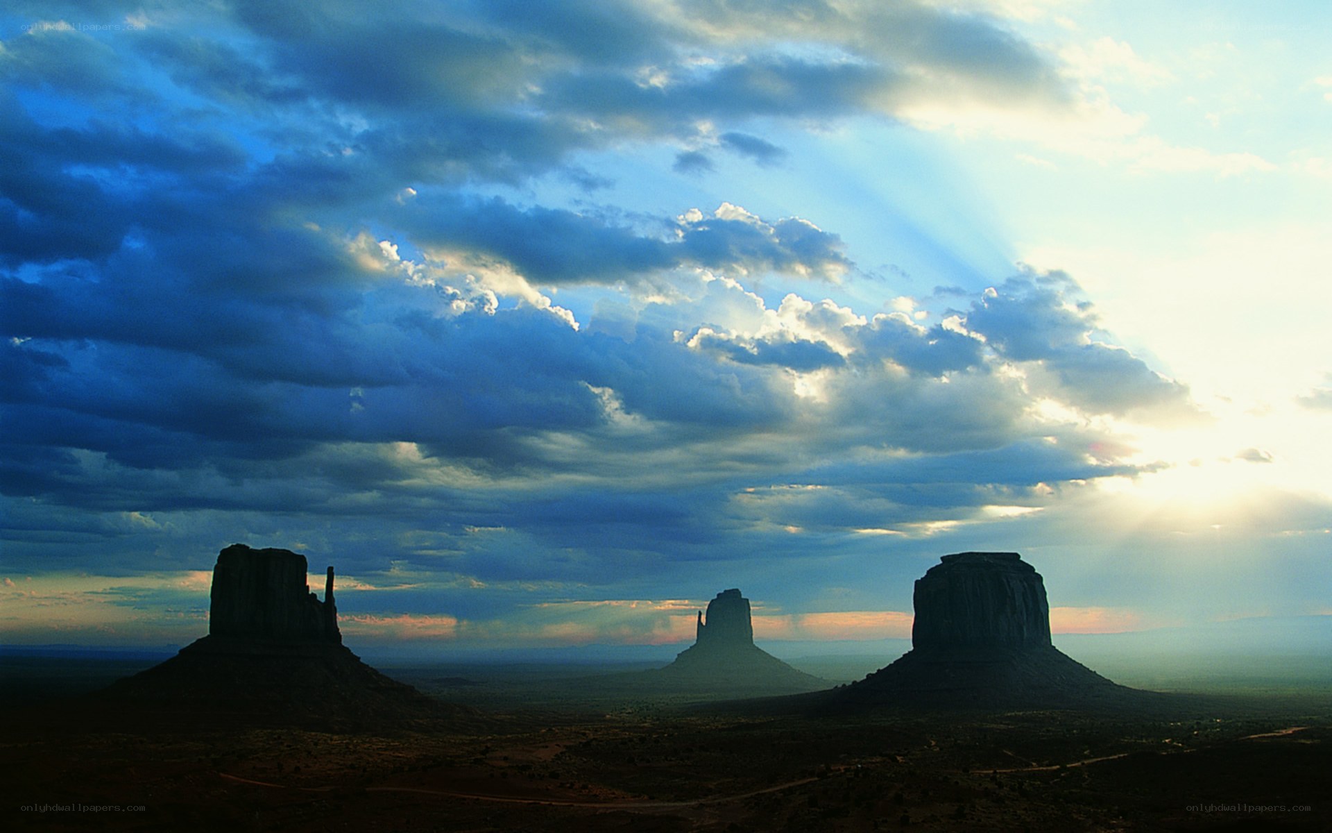 Monument Valley at sunset