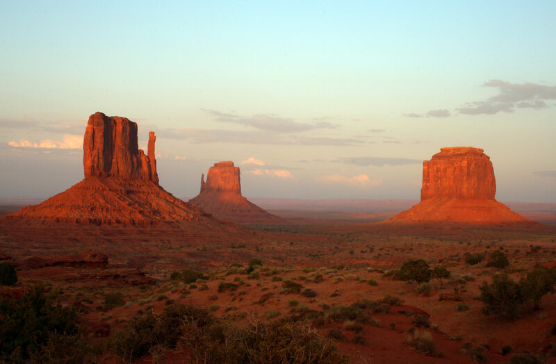 Monument Valley at sunset
