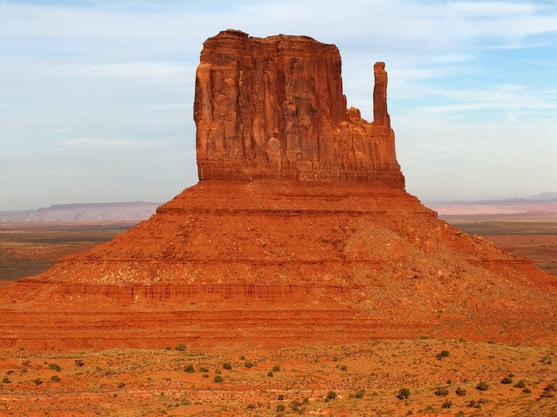 Monument Valley Butte — Red