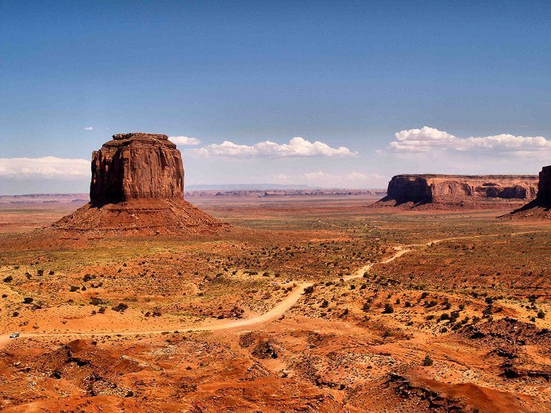 Monument Valley Buttes — Red, Arid
