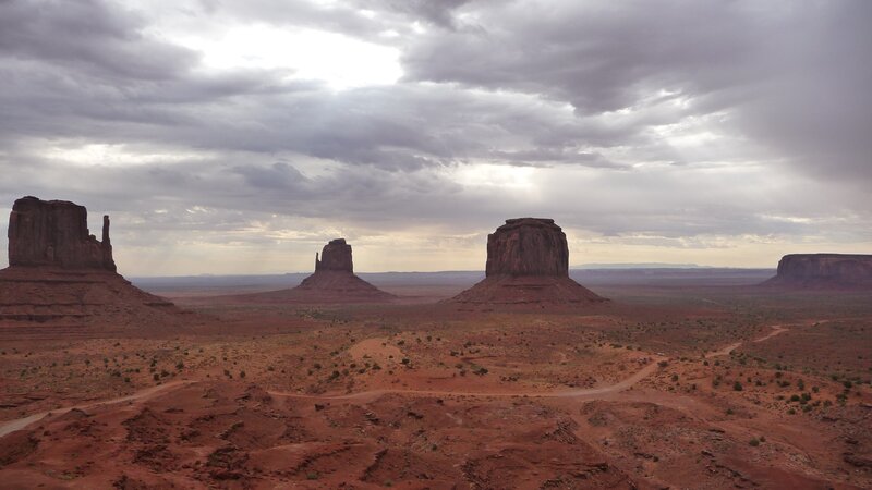 Monument Valley rock formations