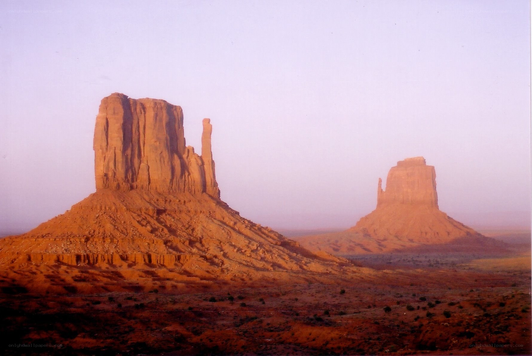 Monument Valley rock formations