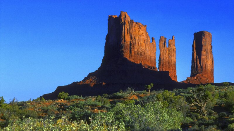 Monument Valley rock formations