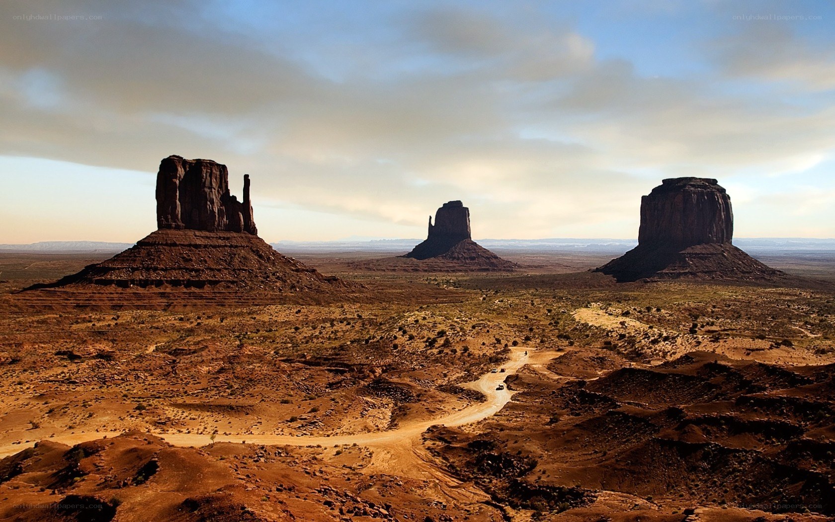 Monument Valley rock formations