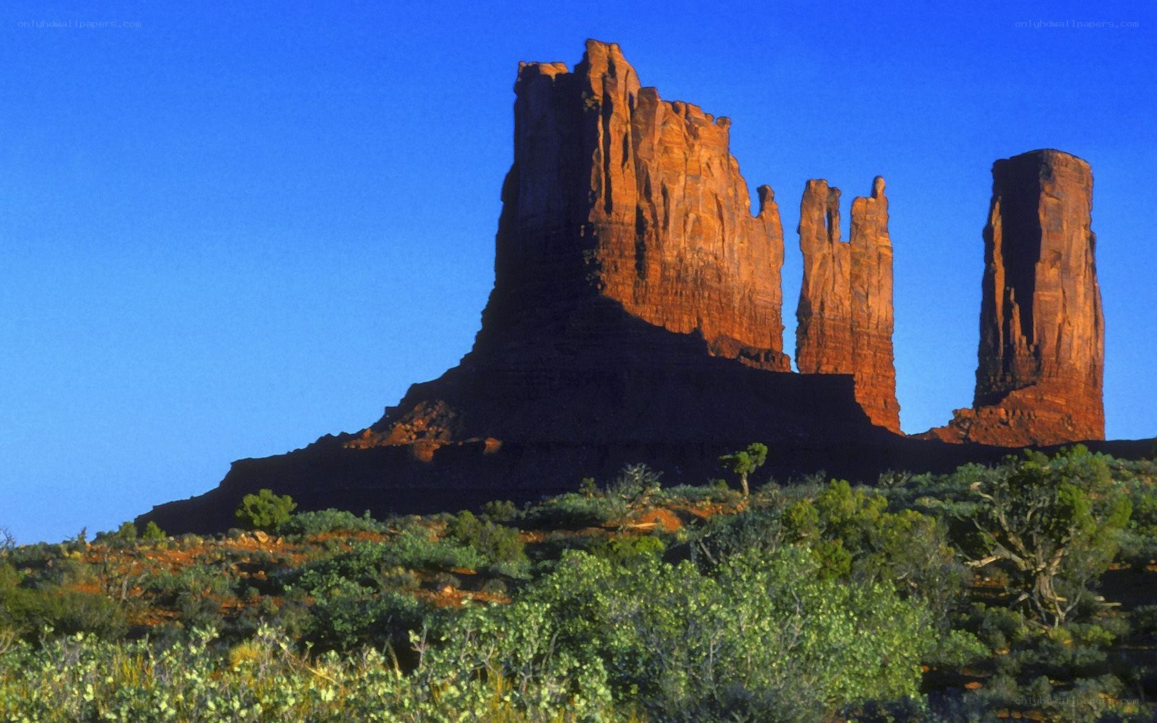 Monument Valley rock formations