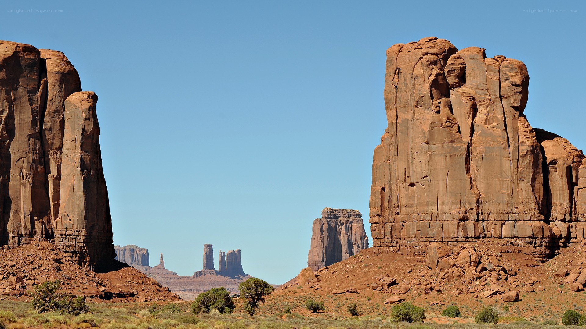 Monument Valley rock formations