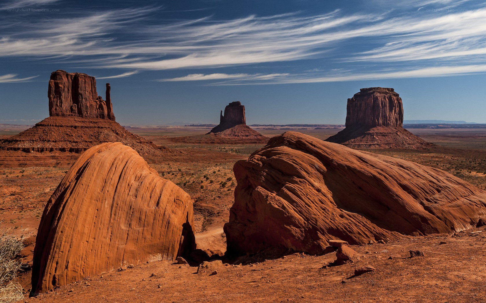Monument Valley rock formations