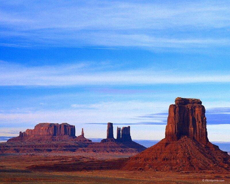 Monument Valley rock formations
