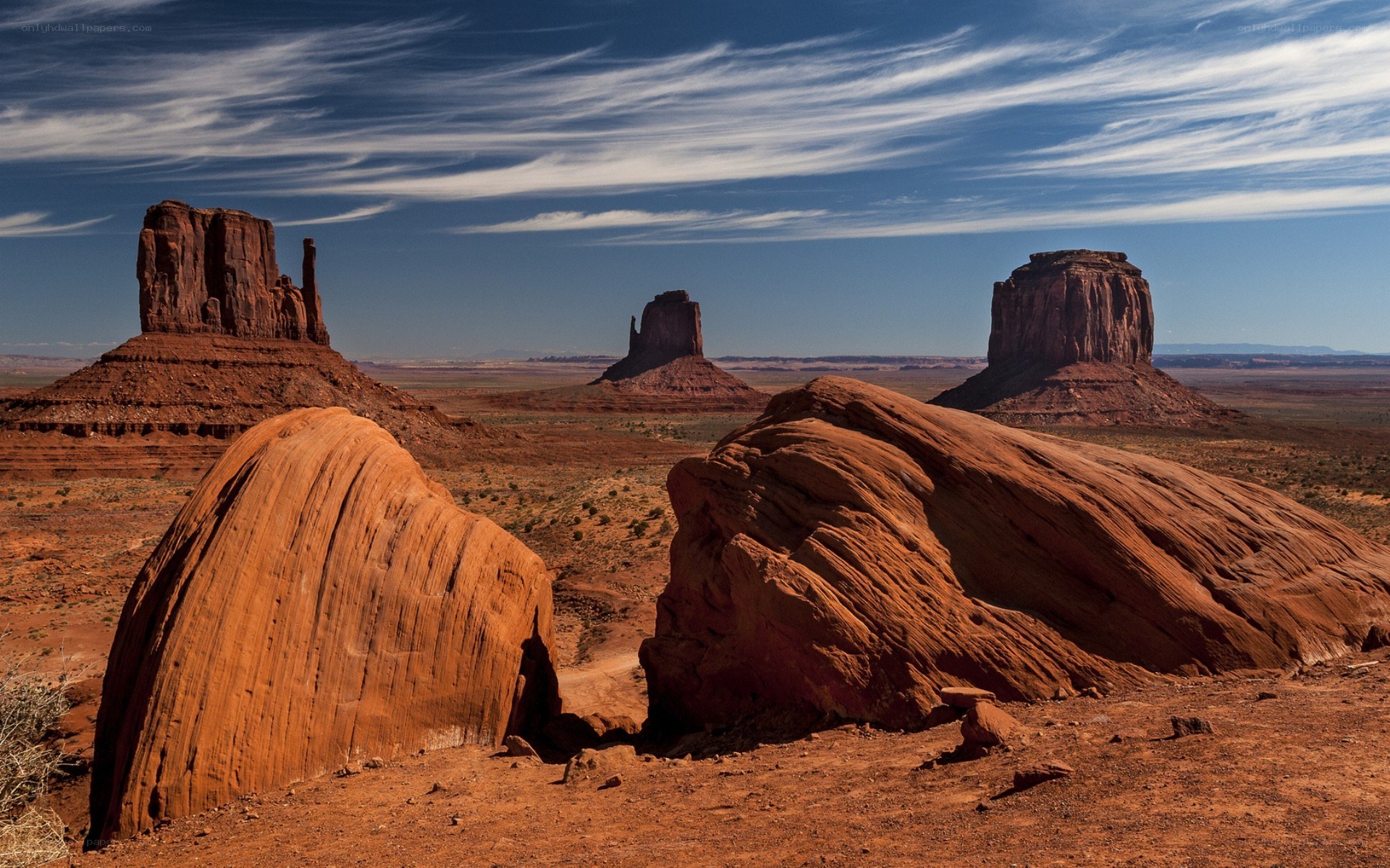 Monument Valley rock formations
