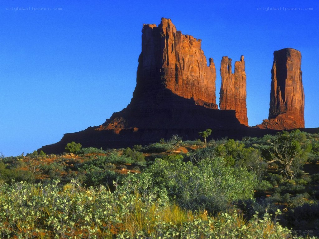 Monument Valley rock formations