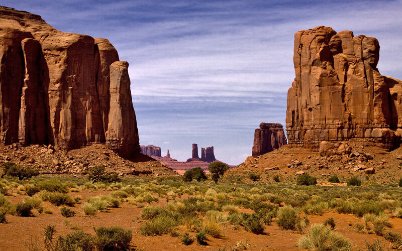 Monument Valley rock formations