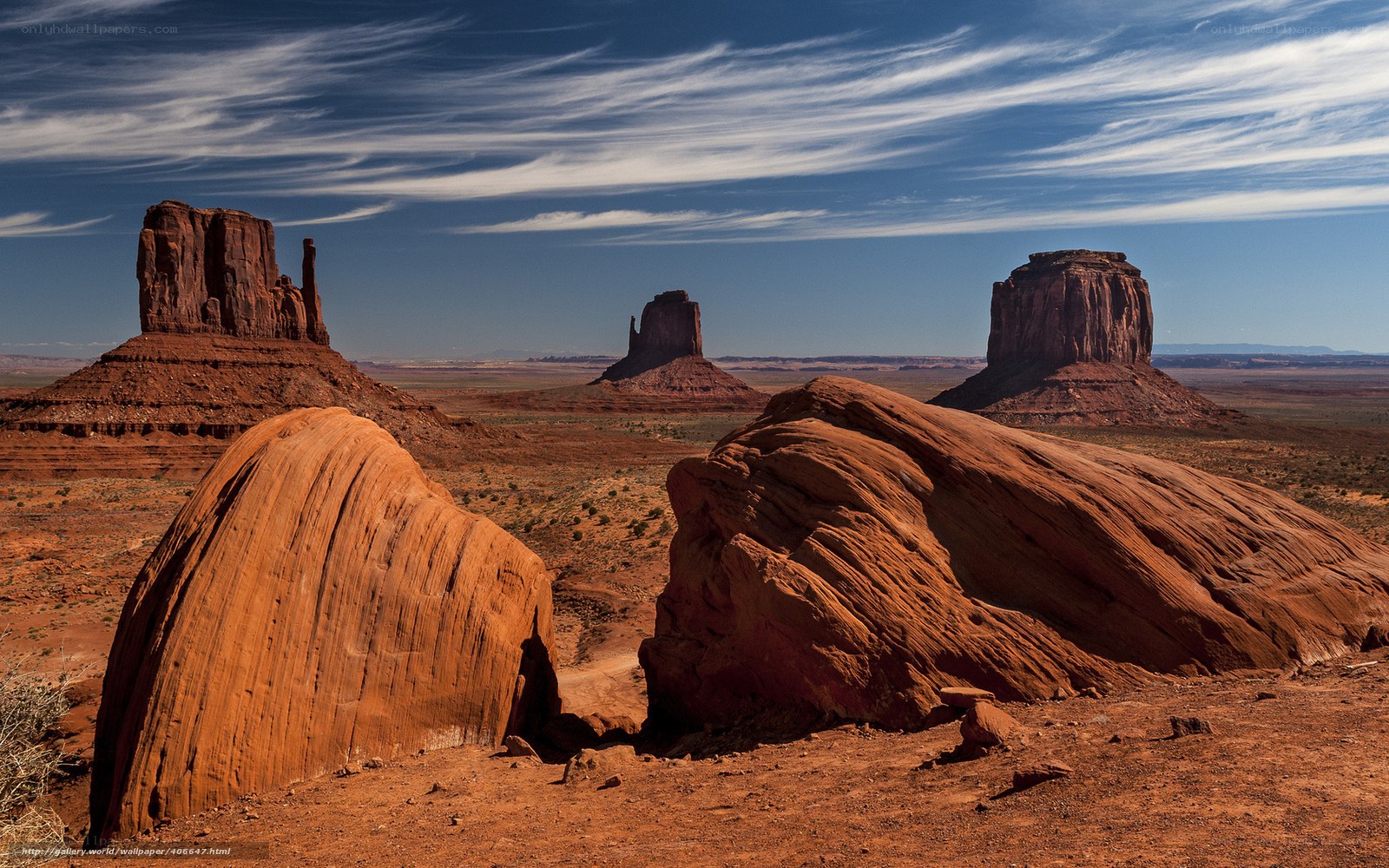 Monument Valley rock formations