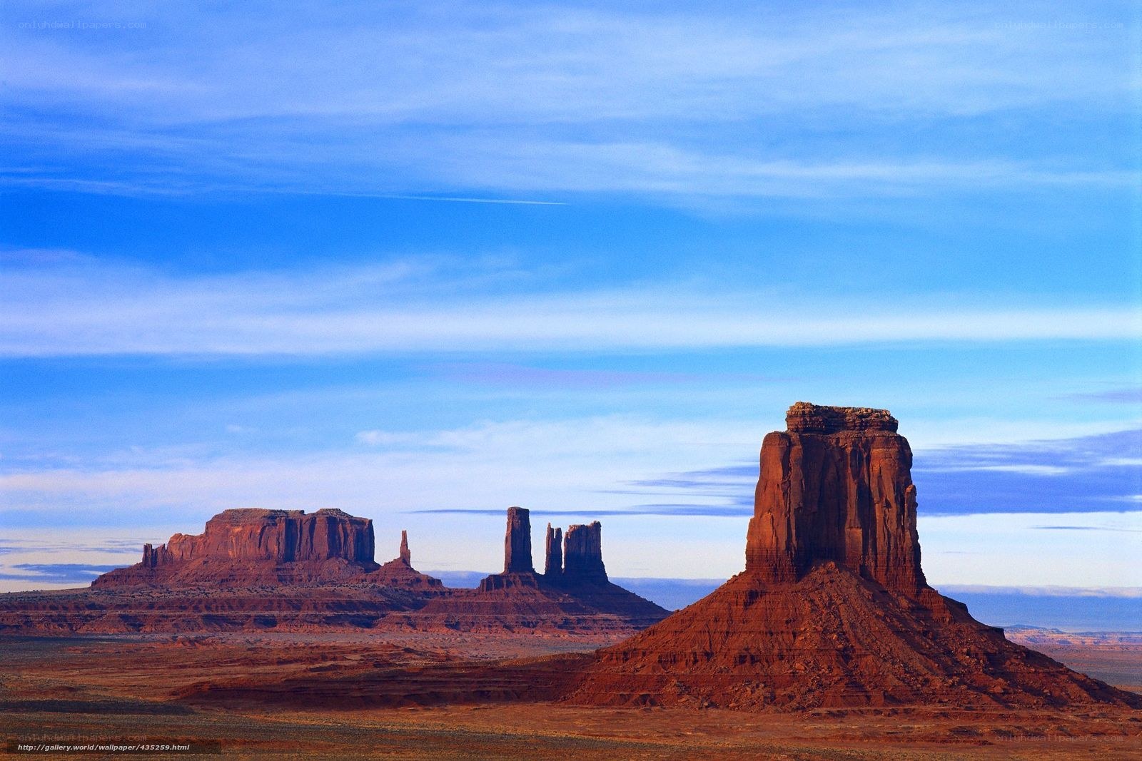 Monument Valley rock formations