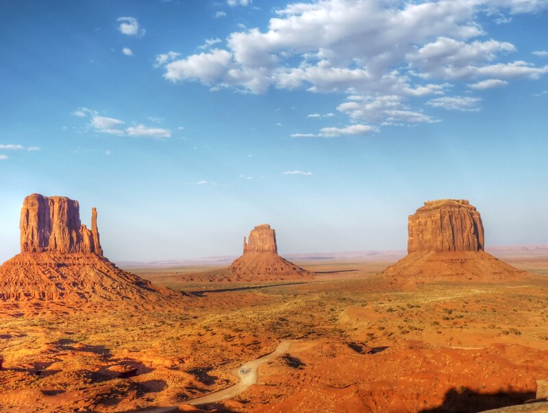 Monument Valley Rock Formations — Blue