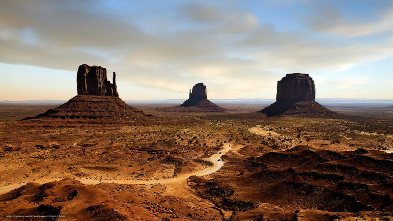 Monument Valley Rock Formations — Brown