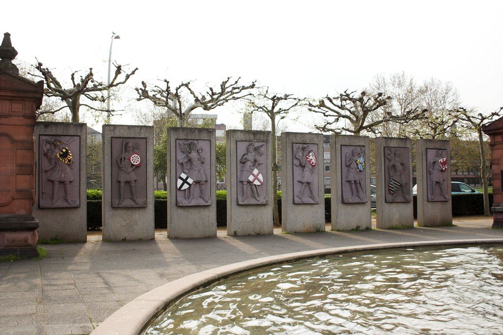 monument with relief sculptures