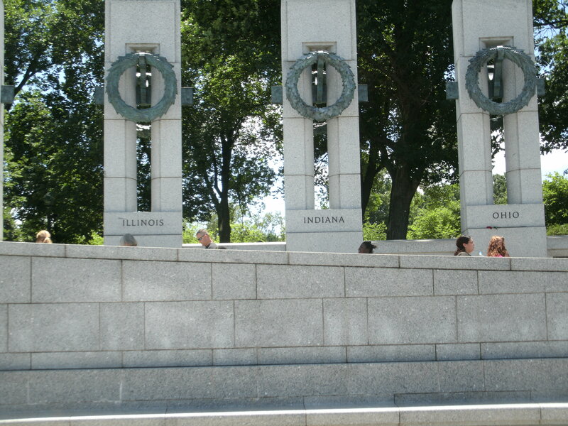 Monument with Wreaths