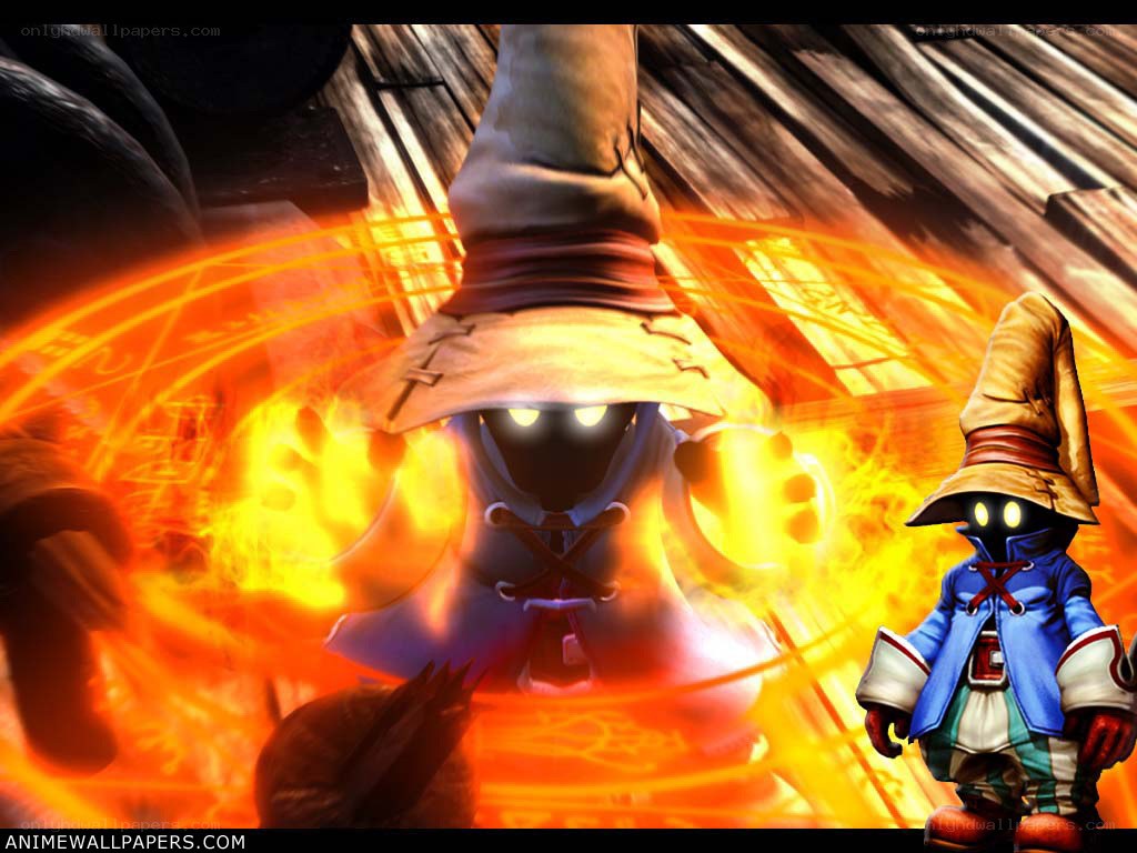 Moogle casting fire spell