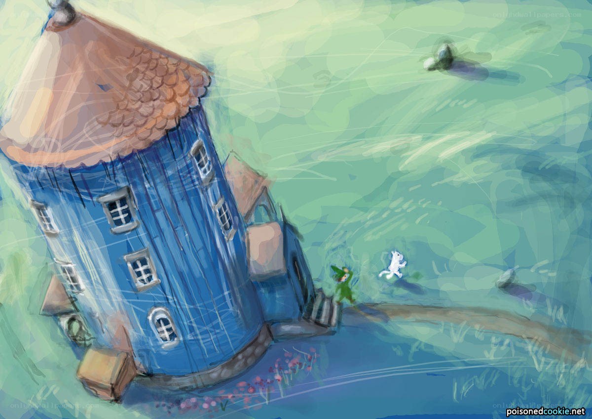 Moomin house and friends