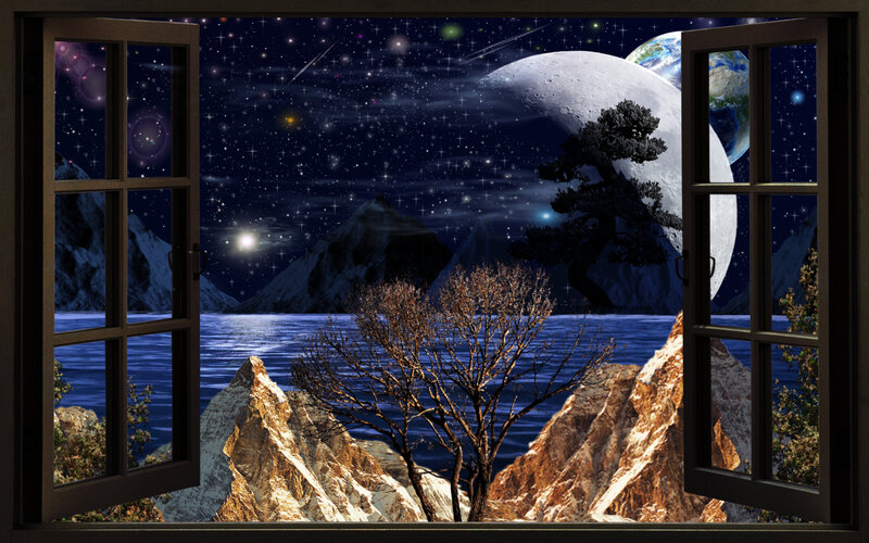 Moon and Planet View