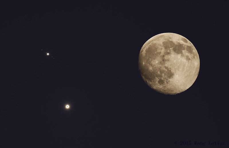 Moon and Planets
