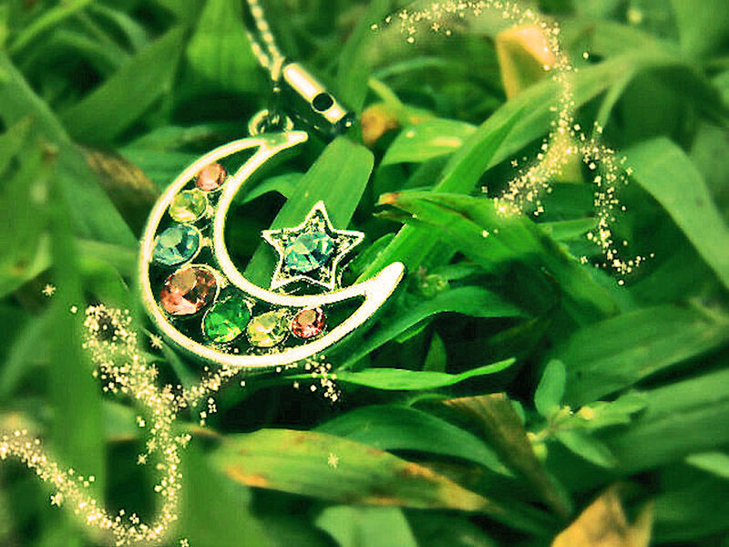 Moon and Star Pendant