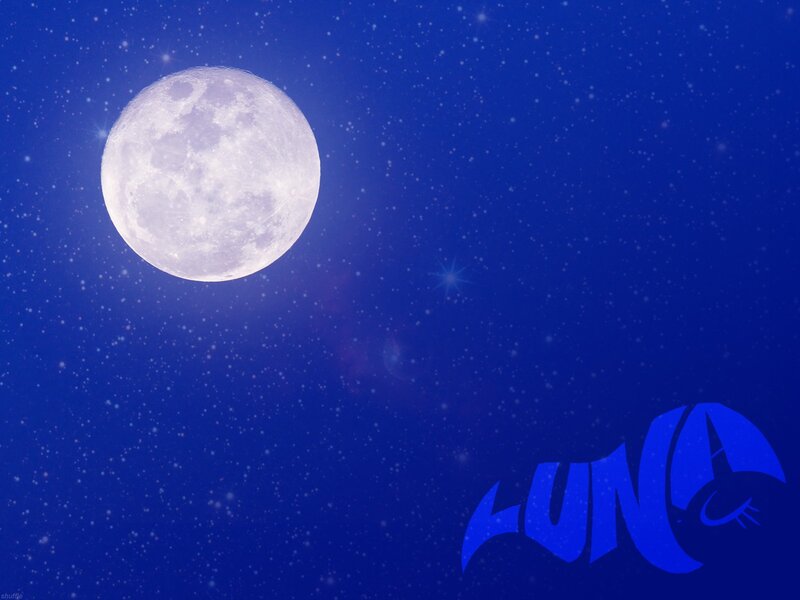 Moon and stars background