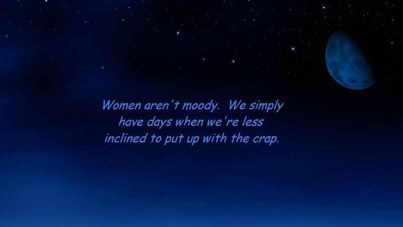 Moon and Stars — Blue