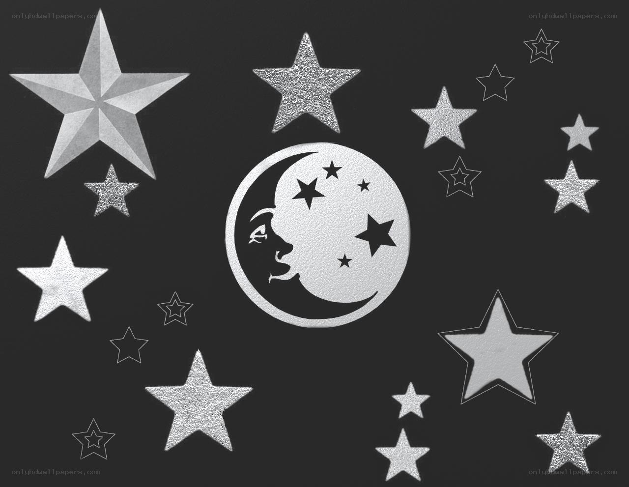 moon and stars design