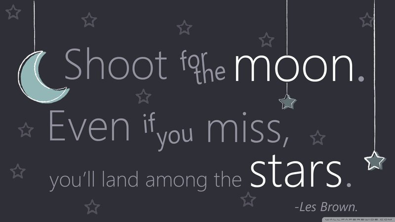 Moon and Stars Quote