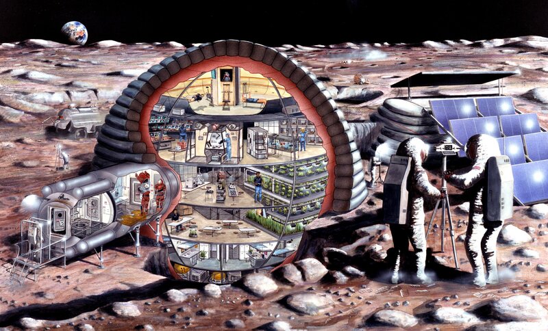 Moon Base Interior