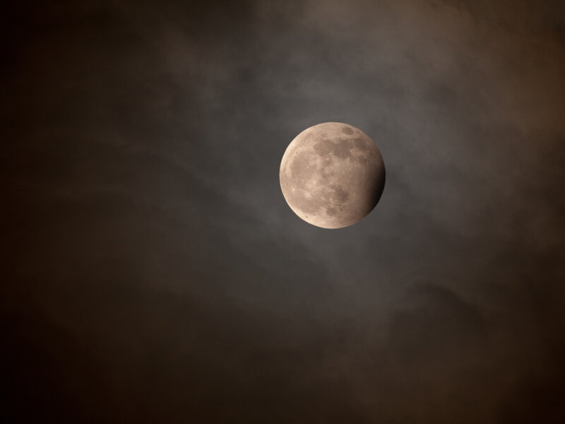 Moon during lunar eclipse