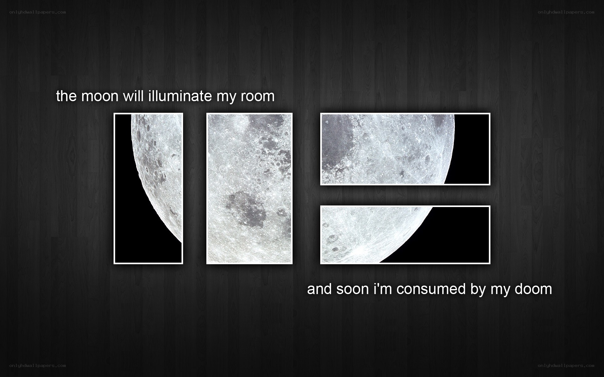 moon illuminates my room