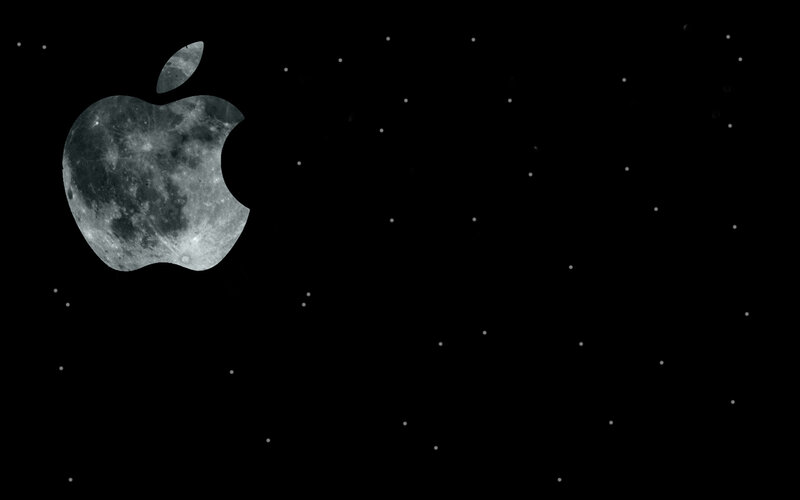 Moon in Apple Shape
