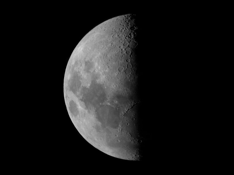 Moon in crescent phase
