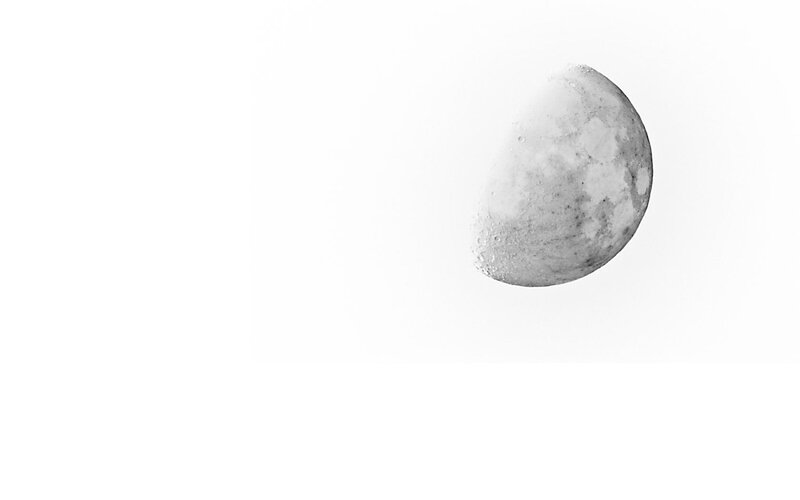 Moon in crescent phase