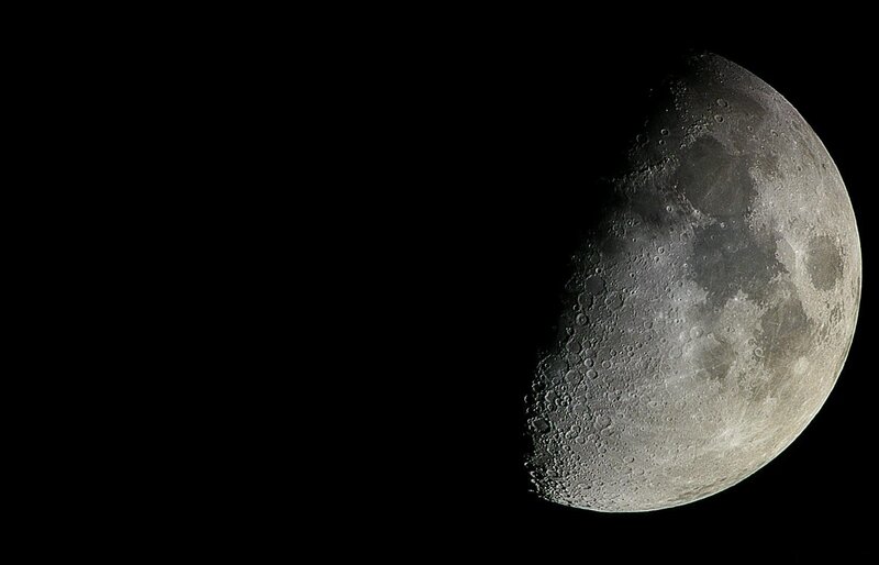 Moon in crescent phase