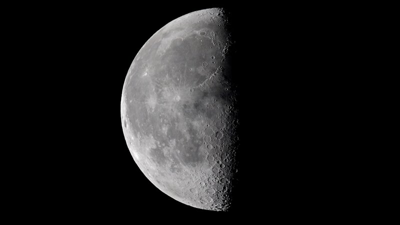 Moon in crescent phase