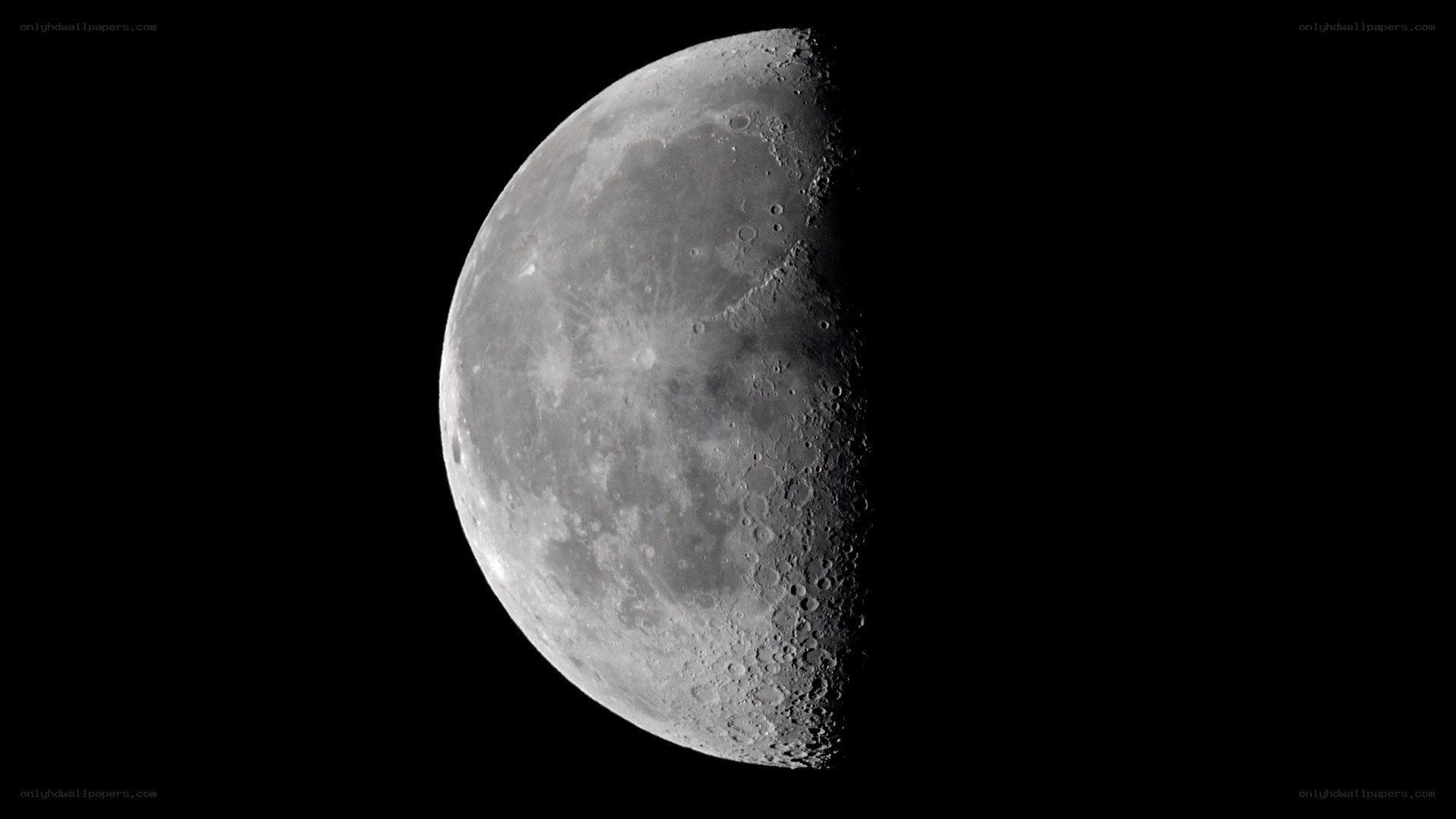 Moon in crescent phase