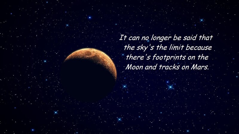 Moon in Space — Black